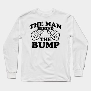 The man behind the bump Long Sleeve T-Shirt